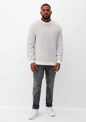 s.Oliver Men Big Sizes Sweater in White