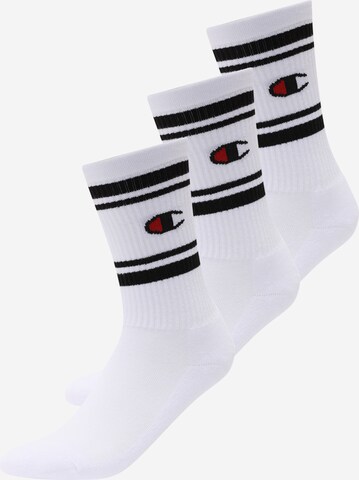 Chaussettes 'Seasonal' Champion Authentic Athletic Apparel en blanc : devant