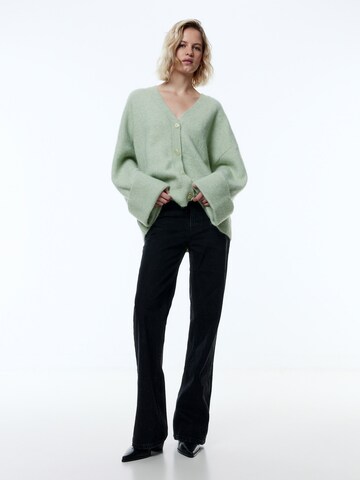EDITED Gebreid vest 'Haima' in Groen