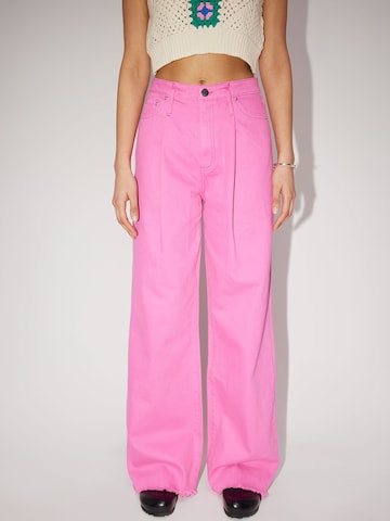 Pantalon à pince 'Greta' LeGer by Lena Gercke en rose : devant