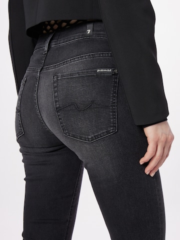 7 for all mankind Slimfit Jeans 'ROXANNE' in Zwart