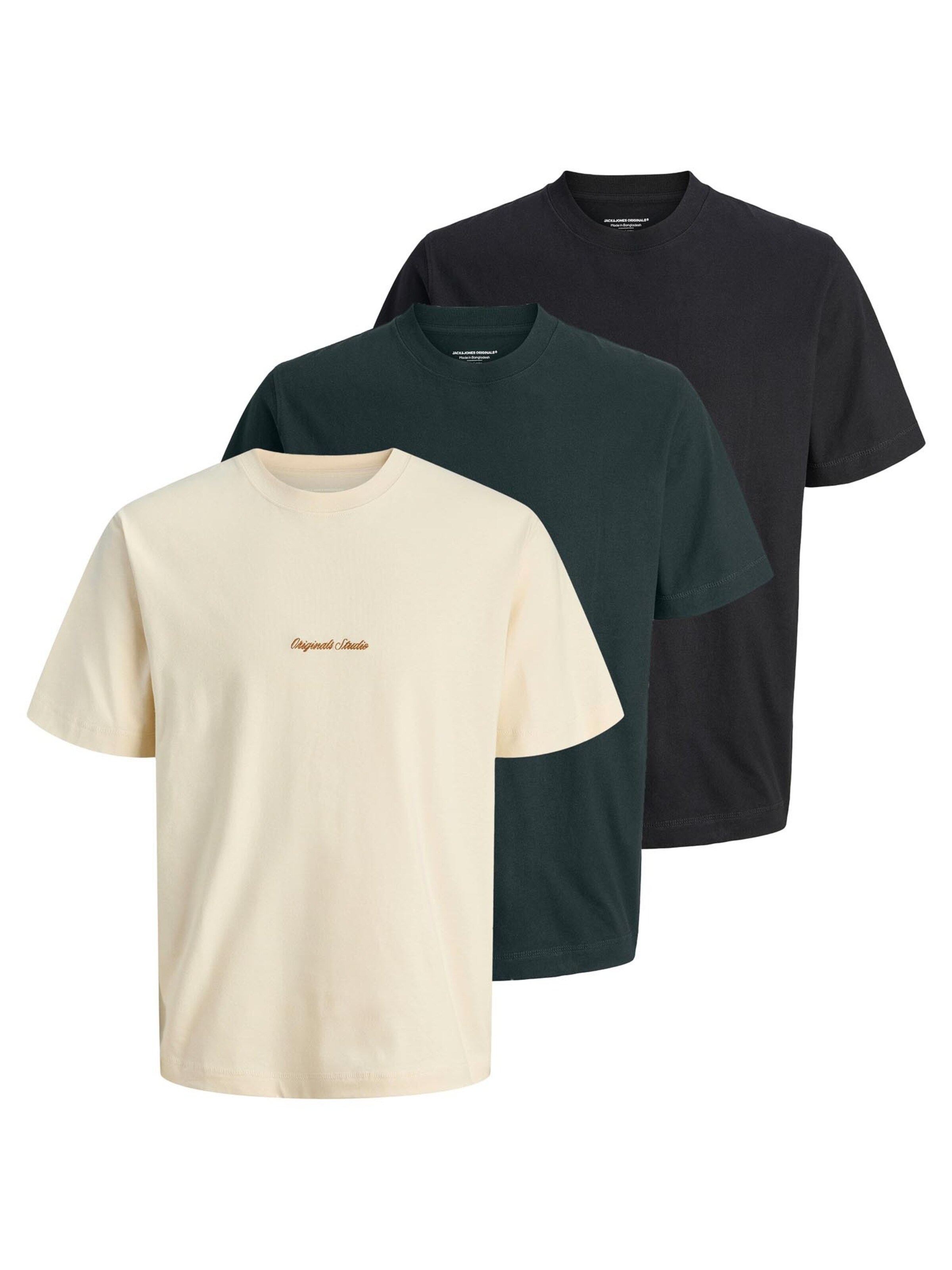 JACK & JONES Shirt 'Norrebro' in mottled black, Item view