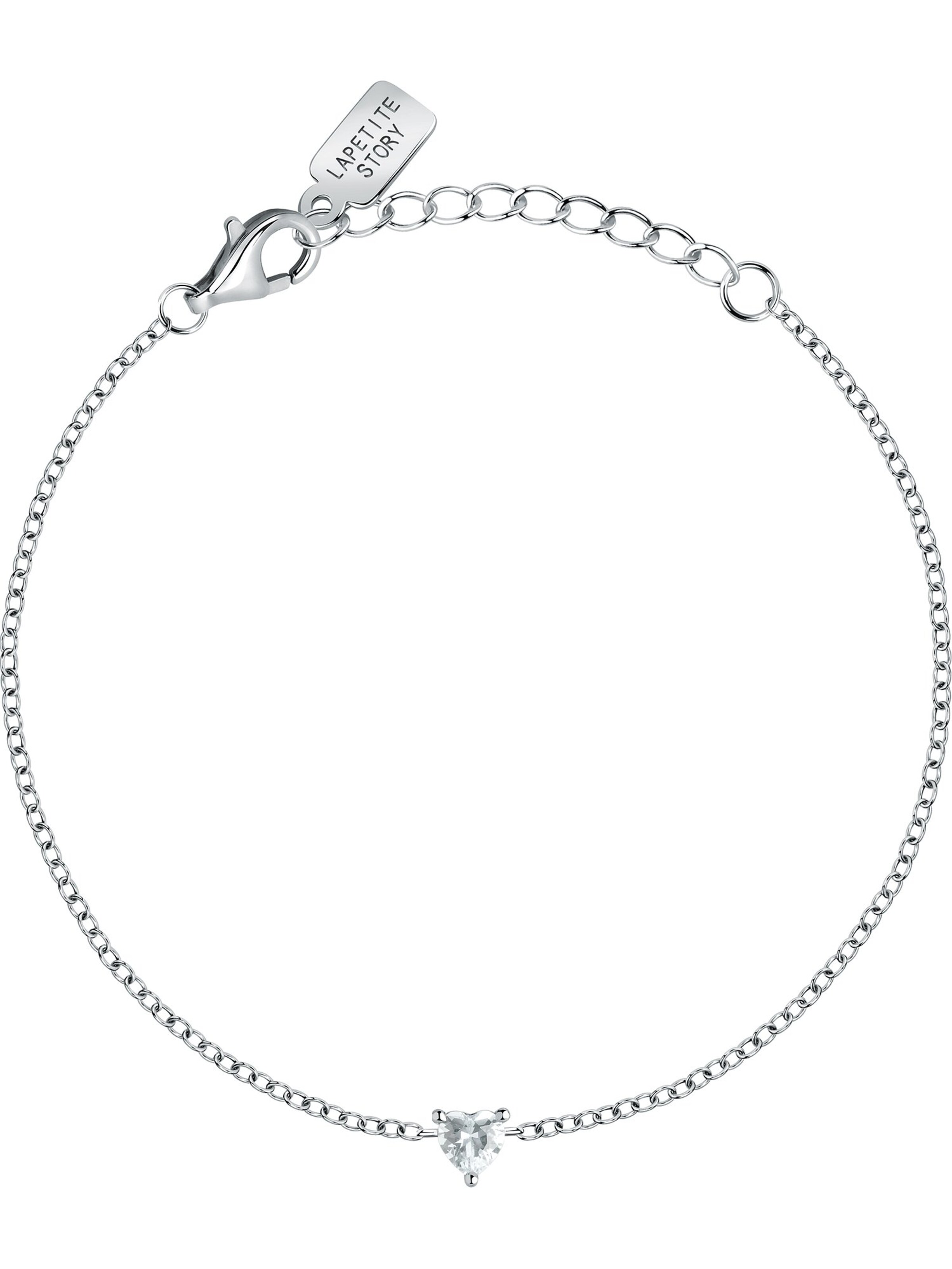 La Petite Story Bracelet in Silver: front