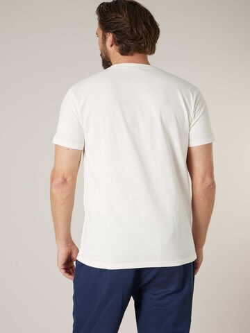 T-Shirt 'MOTORETA' Deeluxe en blanc