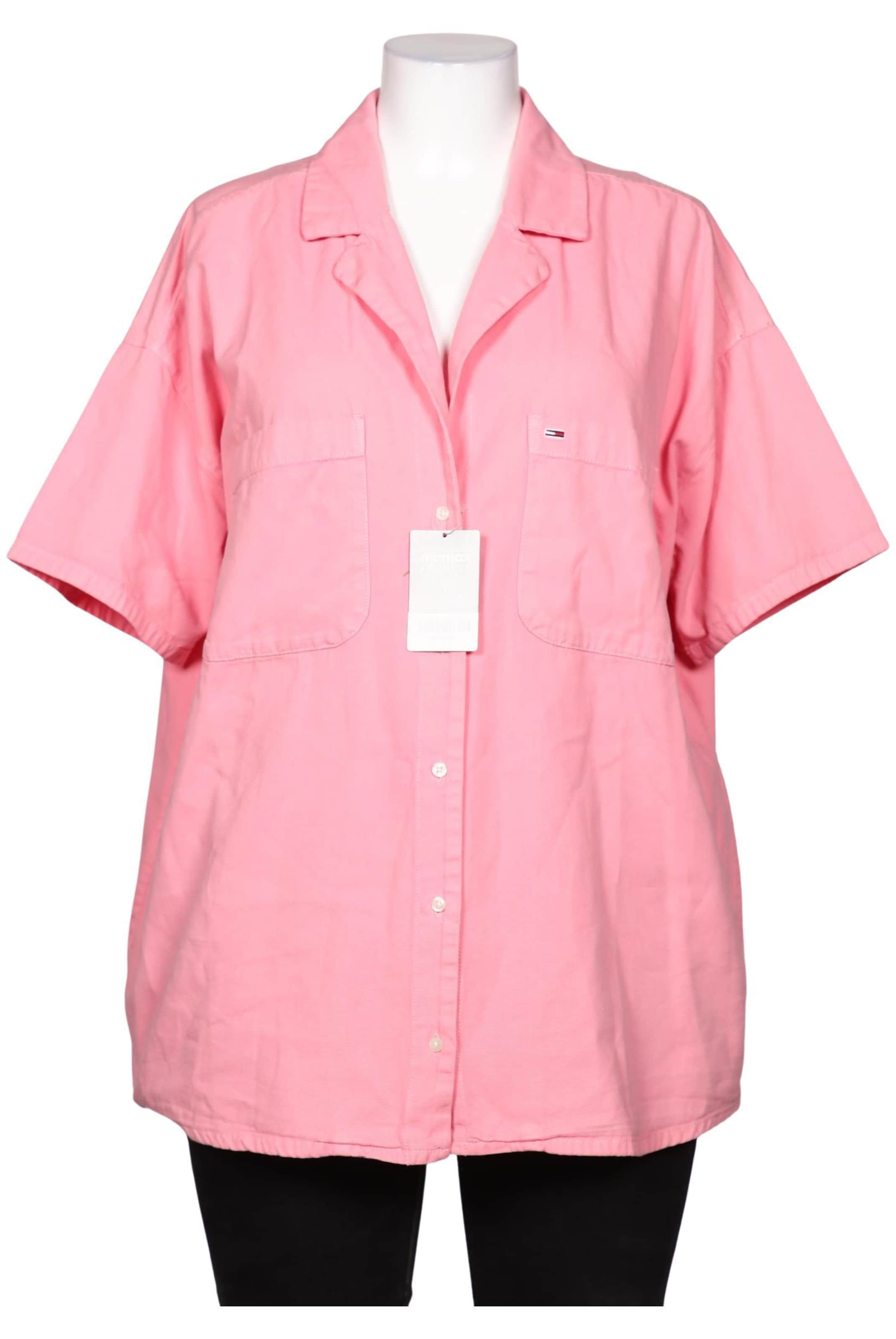 Tommy Jeans Bluse XL in Pink: Vorderseite