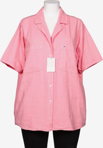 Tommy Jeans Bluse XL in Pink: Vorderseite