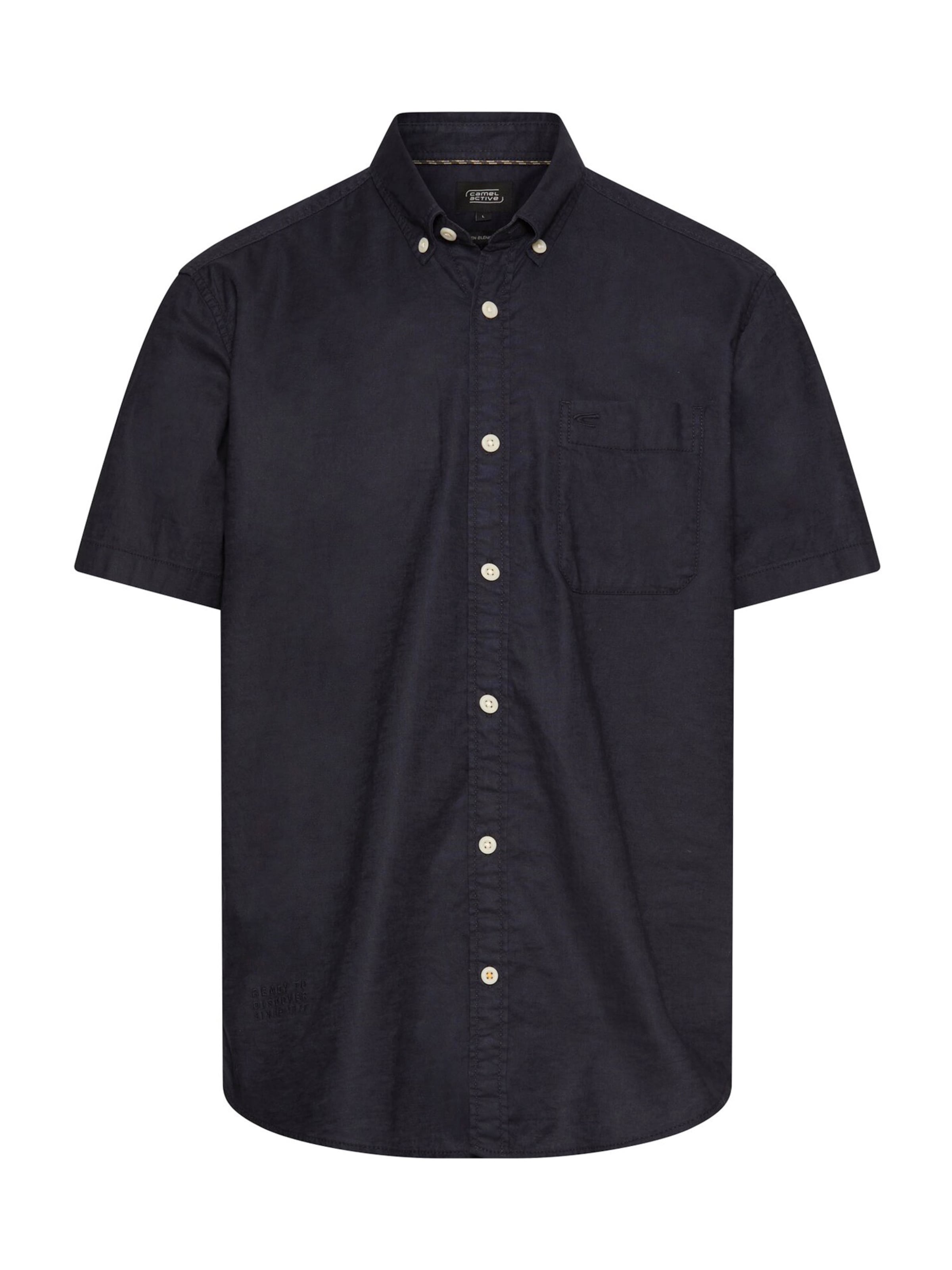 CAMEL ACTIVE Button Up Shirt in Blue: front