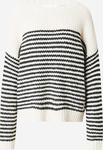 comma casual identity Pullover i hvid: forside