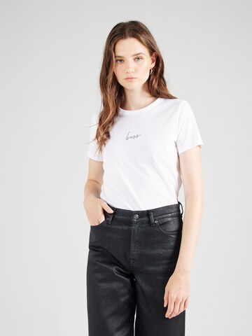 BOSS - Camiseta en blanco: frente