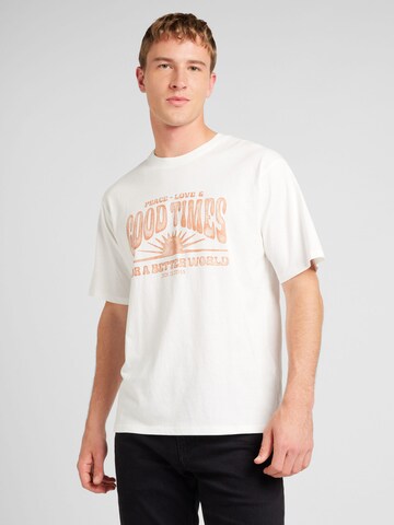 JACK & JONES Bluser & t-shirts 'JPRBLUHIPPY' i hvid: forside