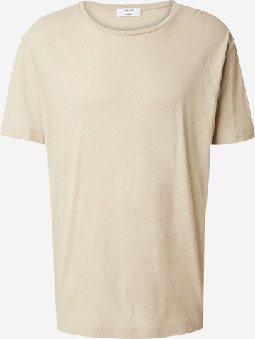 DAN FOX APPAREL Shirt 'Caspar' in Beige: voorkant