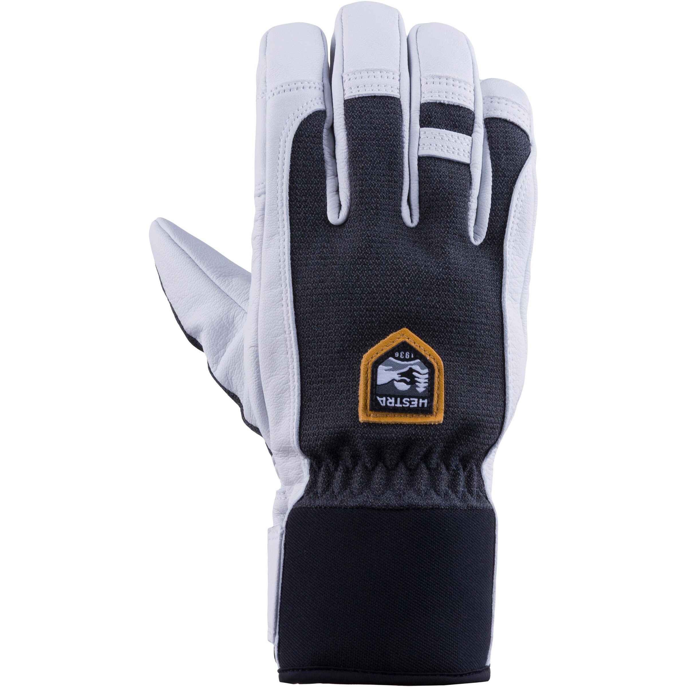 Hestra Sporthandschuhe 'Army Leather Patrol - 5 finger' in Blau: Vorderseite