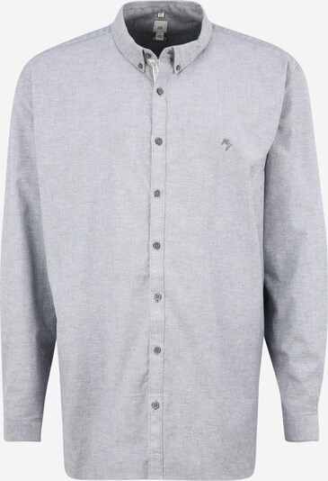 River Island Big & Tall Риза 'Oxford' в сив меланж, Преглед на продукта