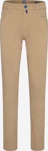 MEYER Slimfit Broek in Beige: voorkant