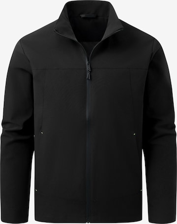 ALLTHEMEN Between-Season Jacket 'Windspur' in Black: front