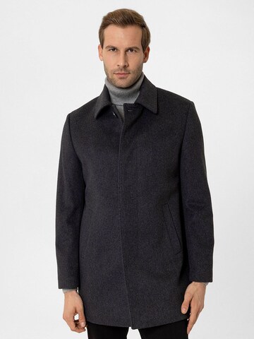 Moxx Paris Between-seasons coat 'Pedro' in Grey: front