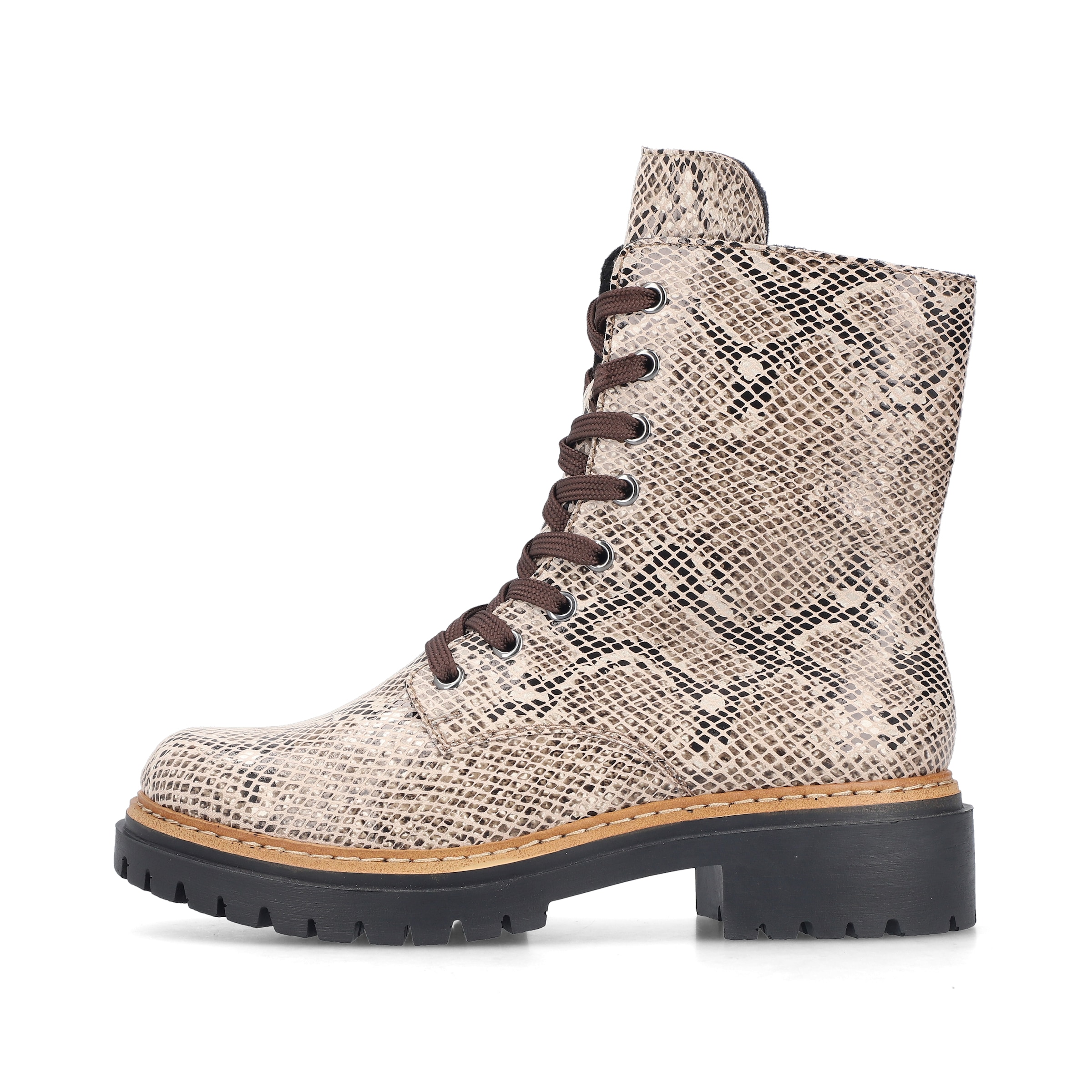 Rieker Schnürstiefelette in Braun
