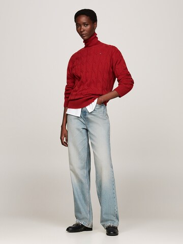 TOMMY HILFIGER Pullover in Rot