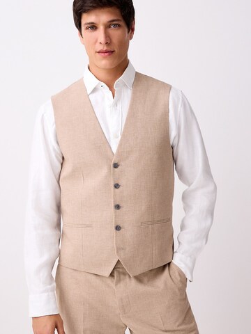 Next Suit vest in Grey: front