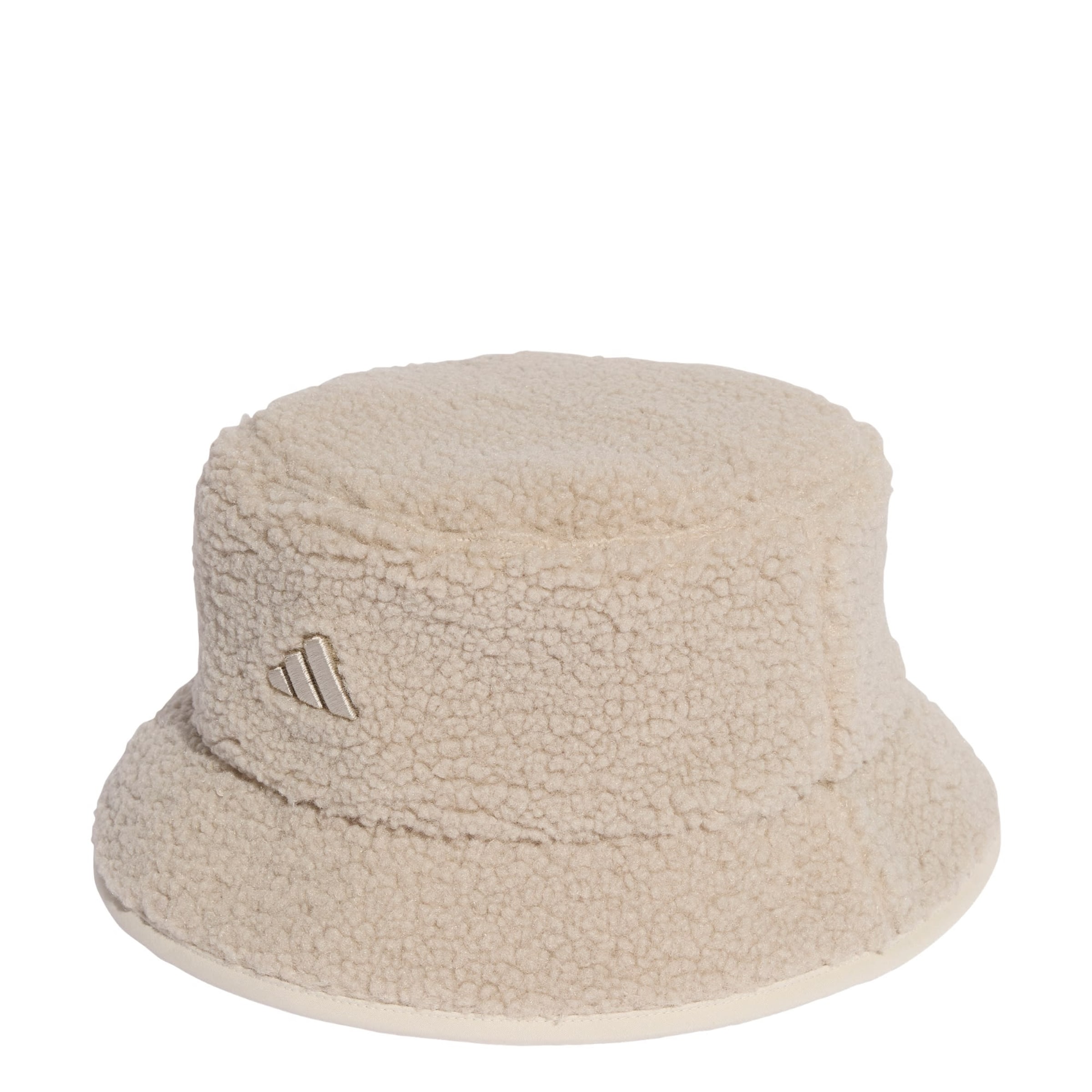 Cappello sportivo 'Winterized Teddy Fleece Bucket' di ADIDAS SPORTSWEAR in beige: frontale