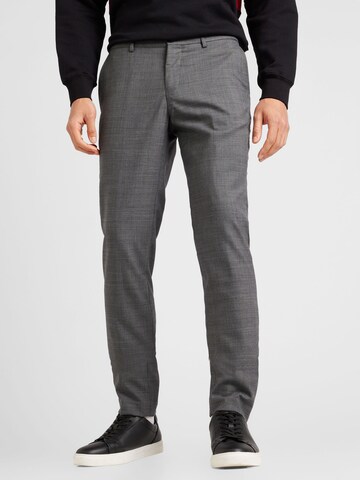 Regular Pantalon chino Lindbergh en gris : devant