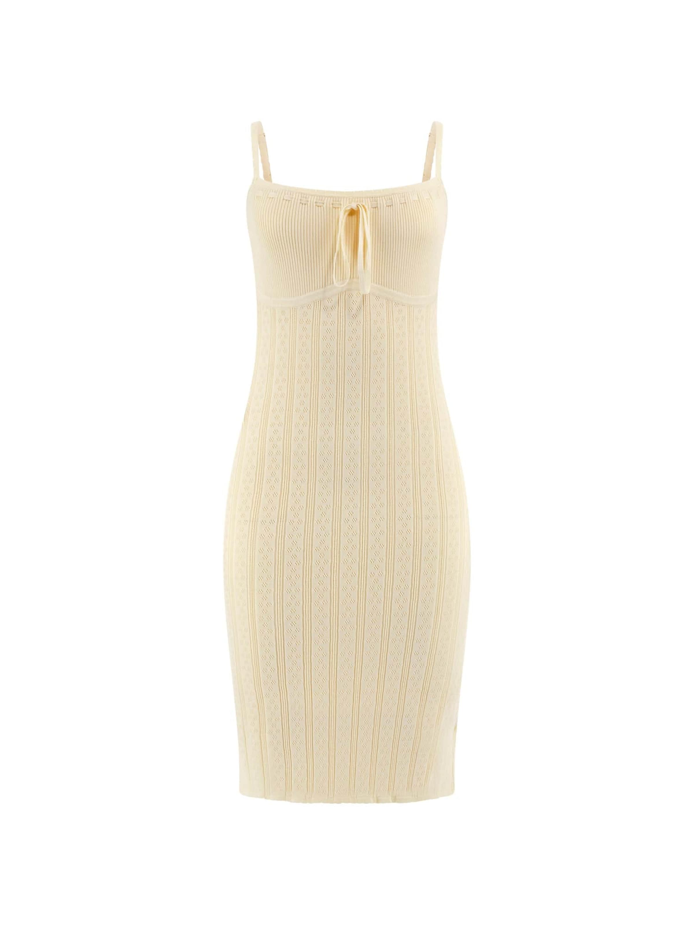 GUESS Strickkleid in Beige: Vorderseite