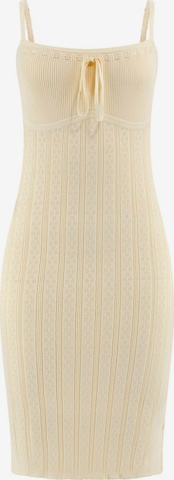 GUESS Strickkleid in Beige: Vorderseite