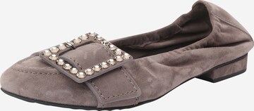 Kennel & Schmenger Ballet Flats 'MALU' in Grey: front