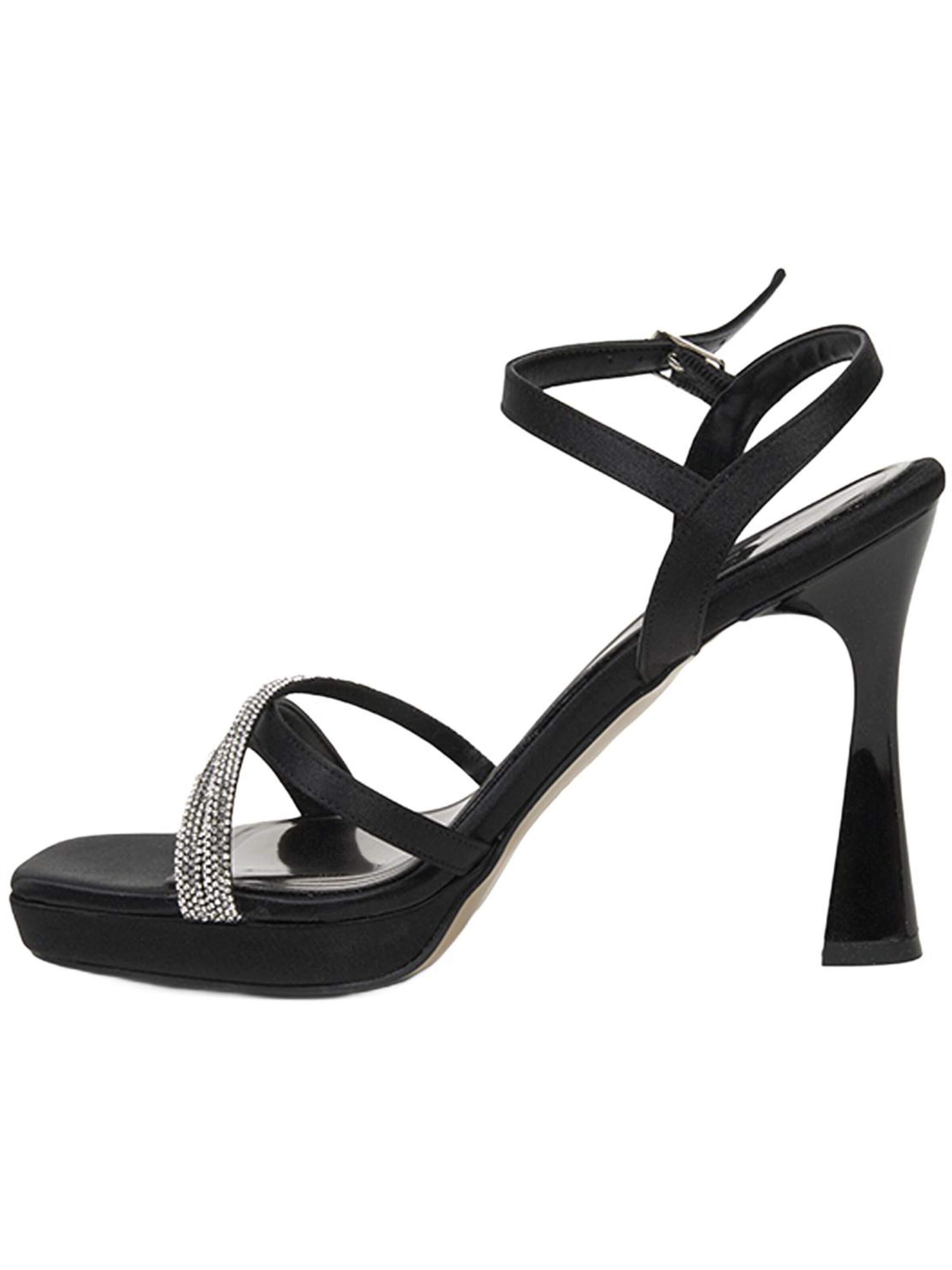Desa T-bar sandals 'Slingback Stiletto' in Black