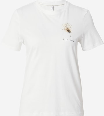 T-shirt 'KITA' ONLY en blanc : devant