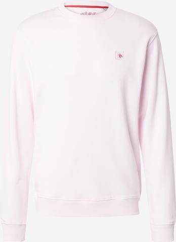 SCOTCH & SODA Sweatshirt 'Essential' i rosa: framsida