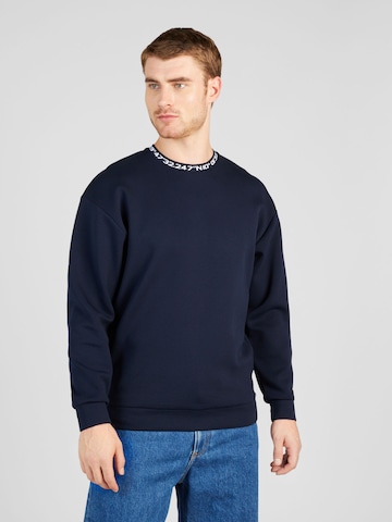 Sweat-shirt s.Oliver en bleu : devant