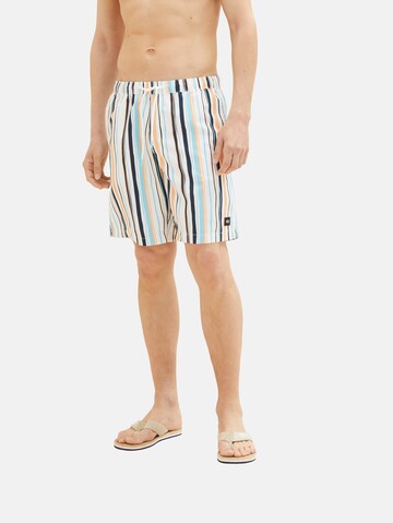 TOM TAILOR Badeshorts in Mischfarben: predná strana