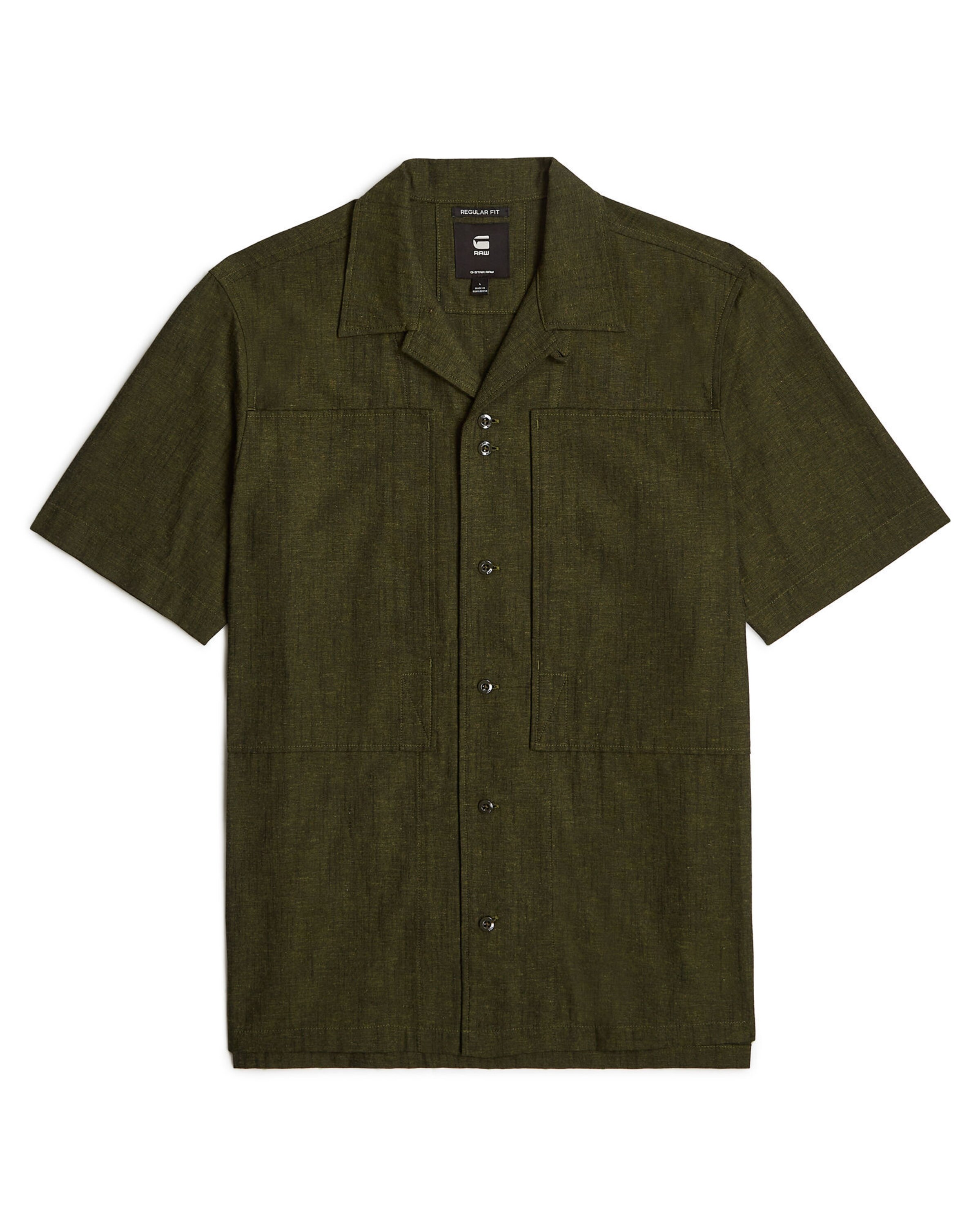 G-STAR Hemd in khaki, Produktansicht