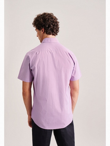 SEIDENSTICKER Regular fit Business Shirt in Purple