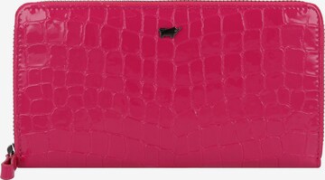 Braun Büffel Wallet 'Verona' in Pink: front