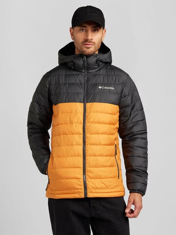 Giacca per outdoor 'Powder Lite II' di COLUMBIA in arancione: frontale