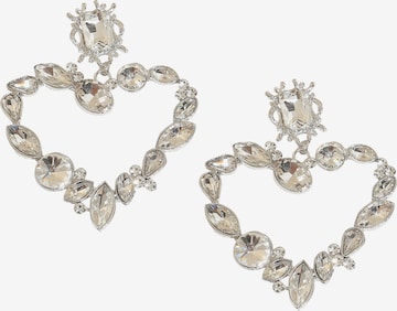 Cercei de la SOHI pe argintiu: față