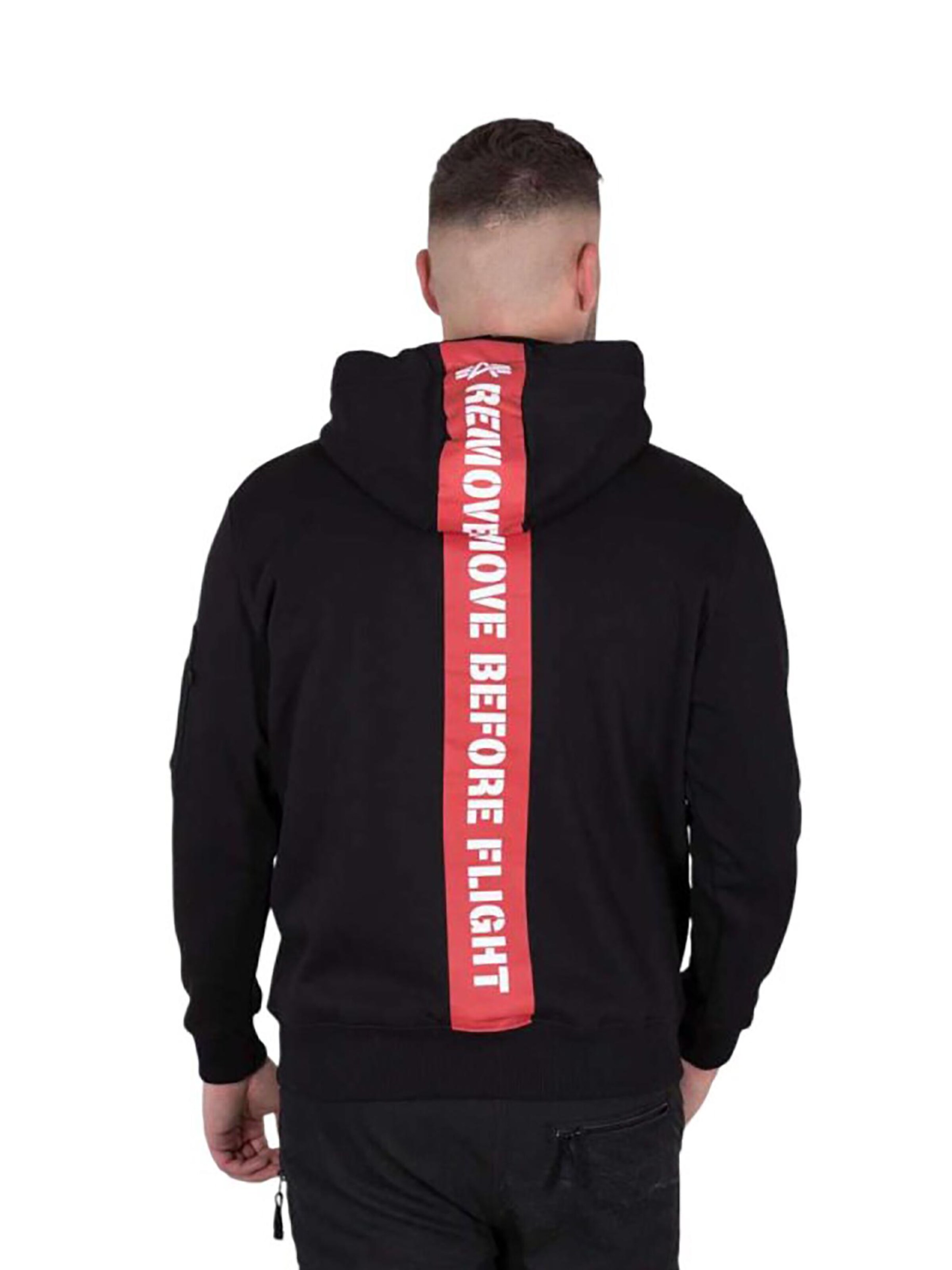 ALPHA INDUSTRIES Sweatshirt 'RBF'‌‌‌‌ in Schwarz