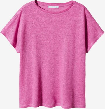 MANGO Koszulka 'LINT' w kolorze fioletowy: przód