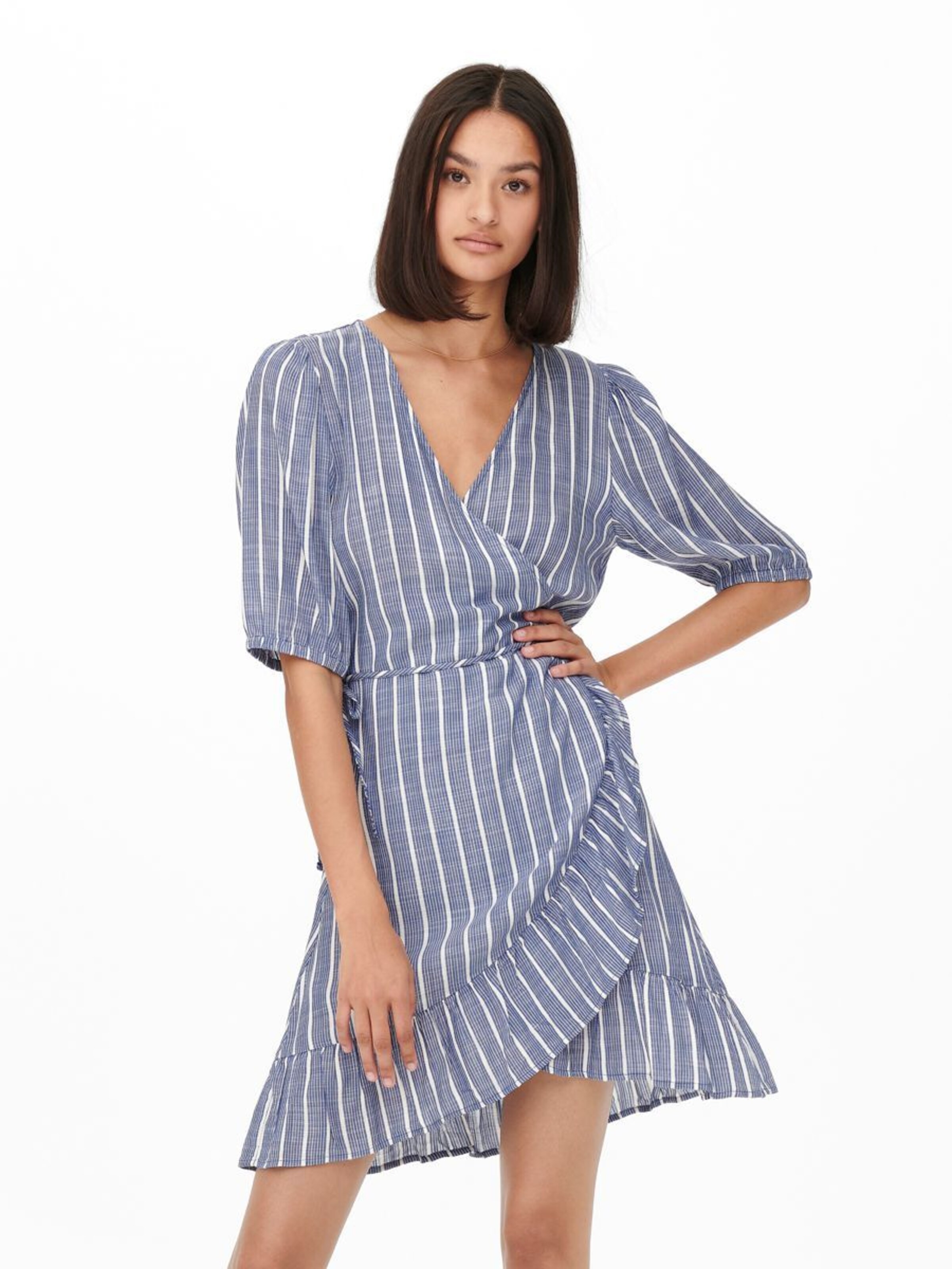 Frauen Kleider JDY Kleid 'Janine' in Blau - EN47433 Frauen Kleider JDY Kleid 'Janine' in Blau - EN47433