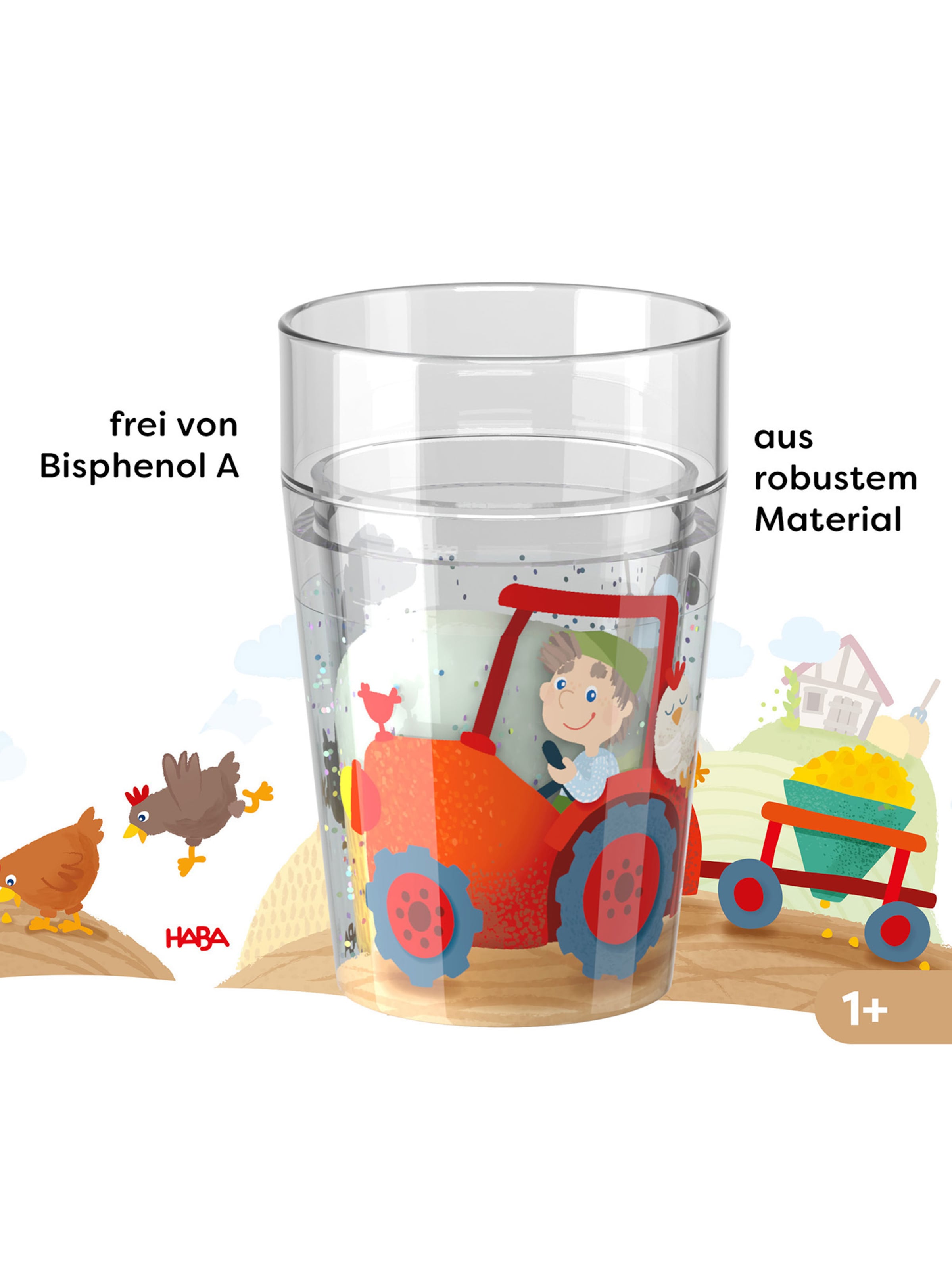 HABA Becher ' Glitzerbecher ' in Mischfarben