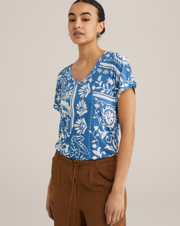 Top di WE Fashion in blu