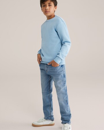 Sweat WE Fashion en bleu