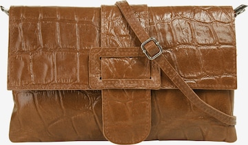 Cluty - Bolso de noche en marrón: frente