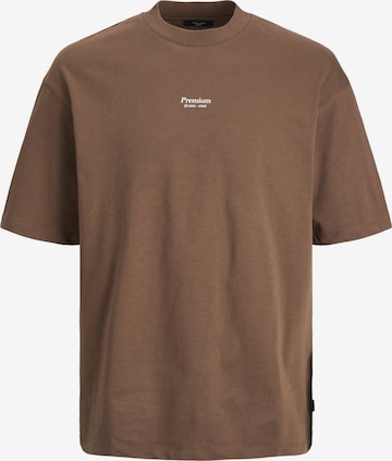 JACK & JONES Shirt 'Blakam' in Brown: front