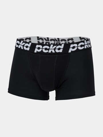 pckd – underwear done right. Boxershorts‌‌‌ in Schwarz: Vorderseite
