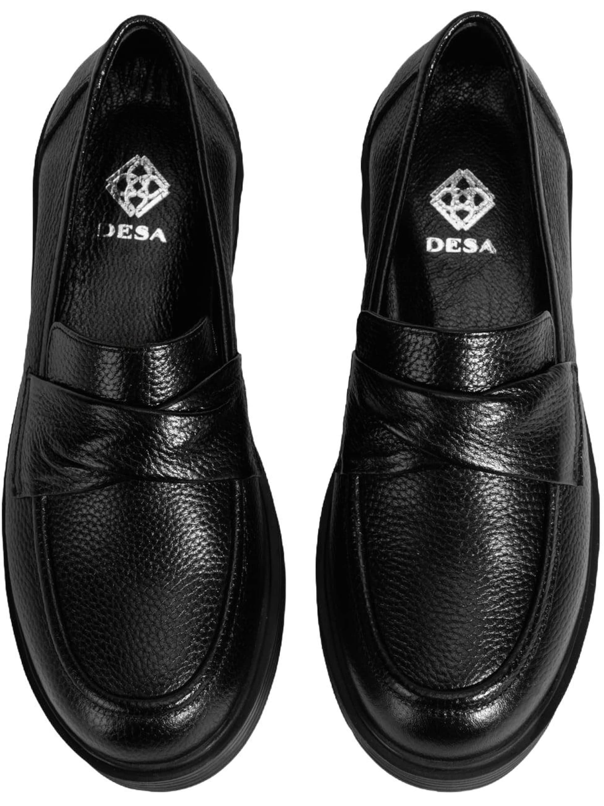 Mocassin 'Loafer' Desa en noir