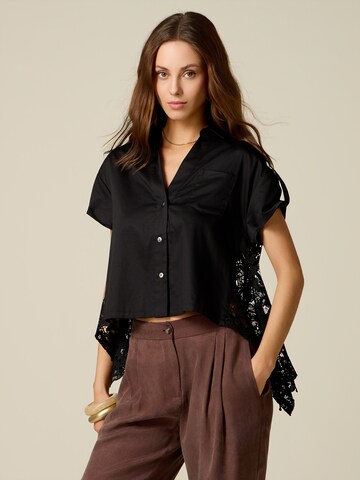 oltre Blouse in Zwart