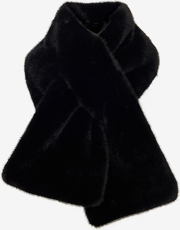 CESARE GASPARI Schal in Schwarz: Vorderseite